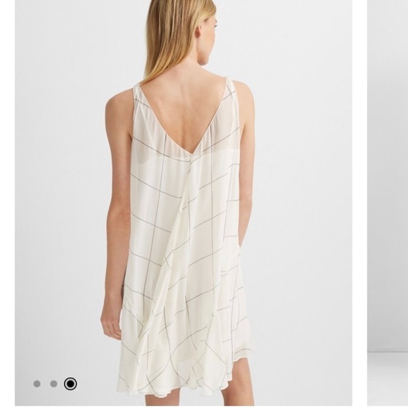 𝅺BNWT Club Monaco Window Pane Dress STUNNING - Picture 3 of 12